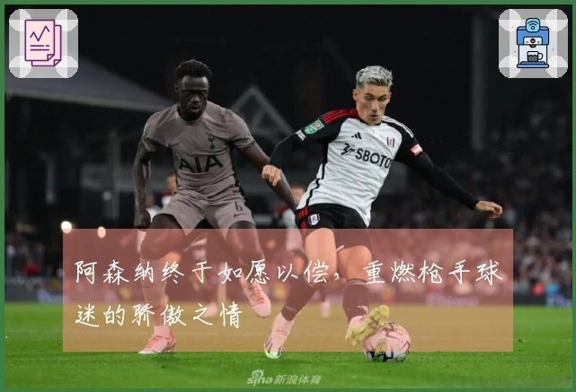 阿森纳终于如愿以偿，重燃枪手球迷的骄傲之情